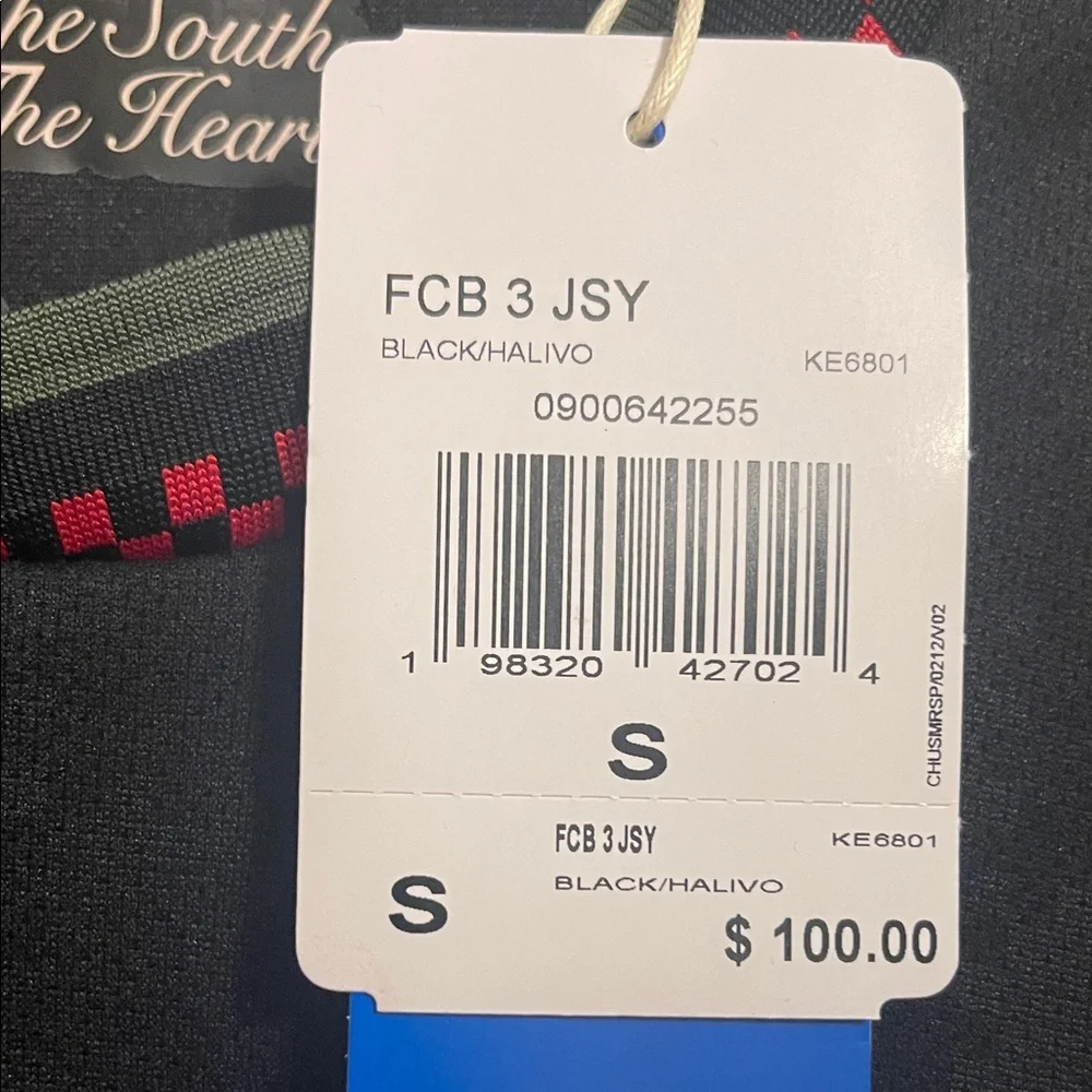 Adidas Black and White Men's Jersey